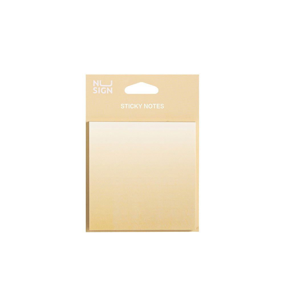 Deli Αυτοκόλλητα Χαρτάκια Σημειώσεων 60Φ Όμπρε Blister 74x74mm Nusign Κίτρινο